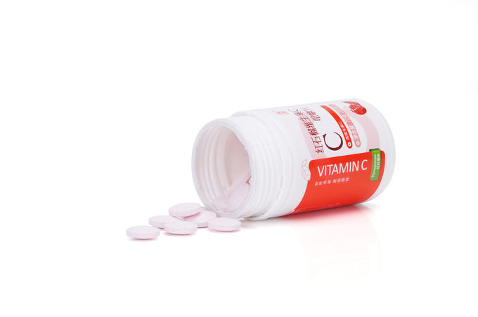 Tablettes nutritionnelles de sucrerie de vitamine C, saveur masticable de grenade des vitamines des enfants